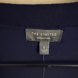 The Limited Navy Crewneck Top
